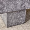 Syemin End Tables Aceent Table Modern Simple Texture MDF Coffee Table for Living Room, Restaurants, Gray, 43.3"*21.6"*17.2" - 3 of 4