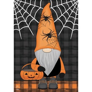 Trick Or Treat Gnome Burlap House Flag 28" x 40" Briarwood Lane - 1 of 4