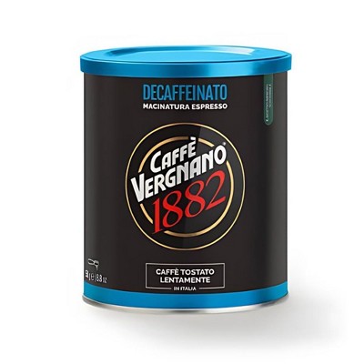 Caffe Vergnano Decaf Espresso Fine Grind Coffee 8.8oz/250g