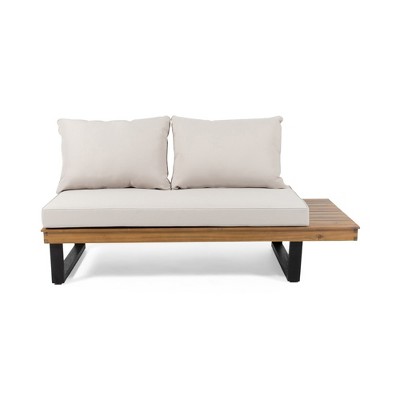 Maggift Patio Seating Sets Outdoor, Featuring Unique Design, Ideal for Chats, Perfect for Gardens, Living Spaces, Beige, 64.25"*31.5"*29.25"