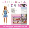 Barbie Coffee Shop Playset With Blonde Barista Doll With Working Coffee ...