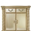 44" Vendome Bedroom Set Gold Patina/Bone White - Acme Furniture: Traditional Hand-Carved, 5 Drawers, 2 Doors - 4 of 4