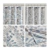 VYNXARIA 72*72" Printed Seersucker Shower Curtain - 3 of 4