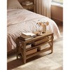 VASAGLE, Entryway Storage Bench, 2-Tier Shoe Rack, 11.8 x 31.5 x 18.9 Inches, Holds up to 300 lb, Farmhouse Style - 4 of 4