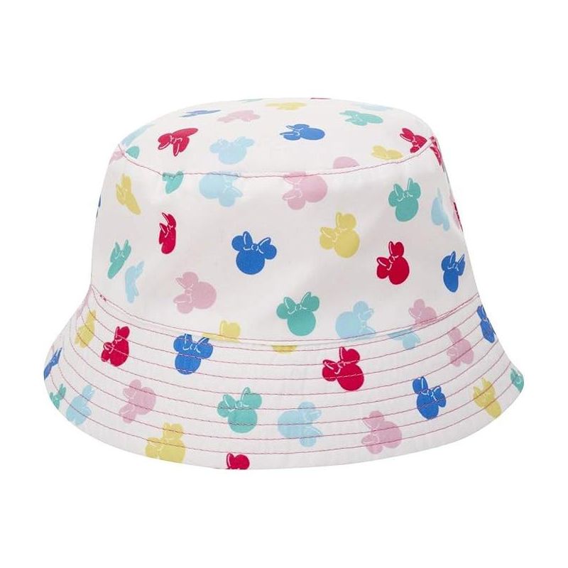 Disney Girls’ Minnie Mouse Bucket Hat – Reversible Sun Hat (Age 3-6), 1 of 5