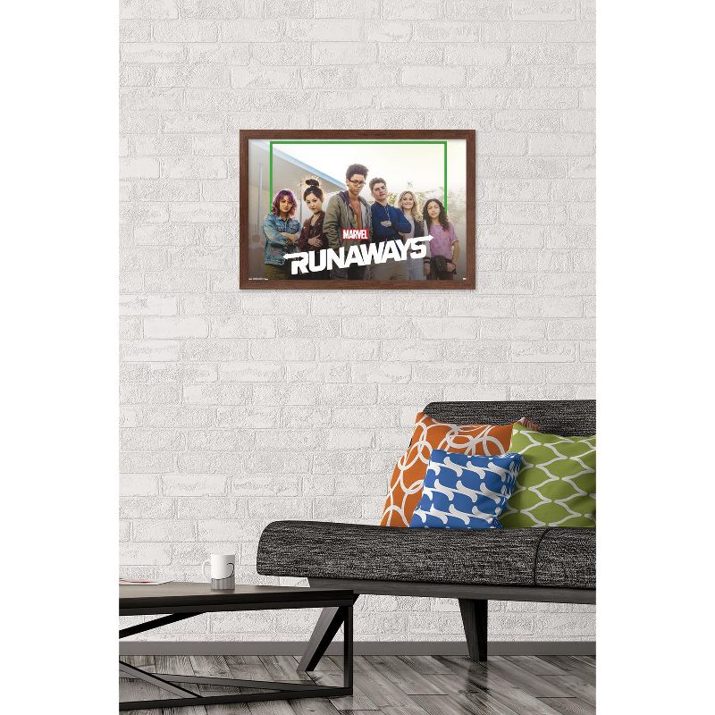 Trends International Marvel Comics TV - The Runaways - TV One Sheet Framed Wall Poster Prints, 2 of 7