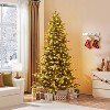 Yaheetech 6Ft/7.5Ft Pre-Lit Artificial Christmas Tree for Home Party - 2 of 4