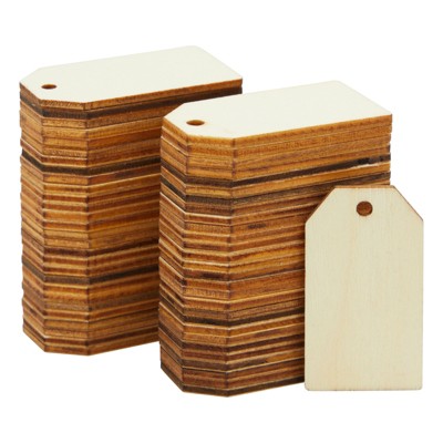 Juvale 36 Pack 4x4 Wooden Squares for Crafts, Unfinished Wood Cutouts with Rounded Corners for DIY Coasters