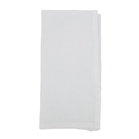 4pk Cotton Easy Care Napkins White - Threshold