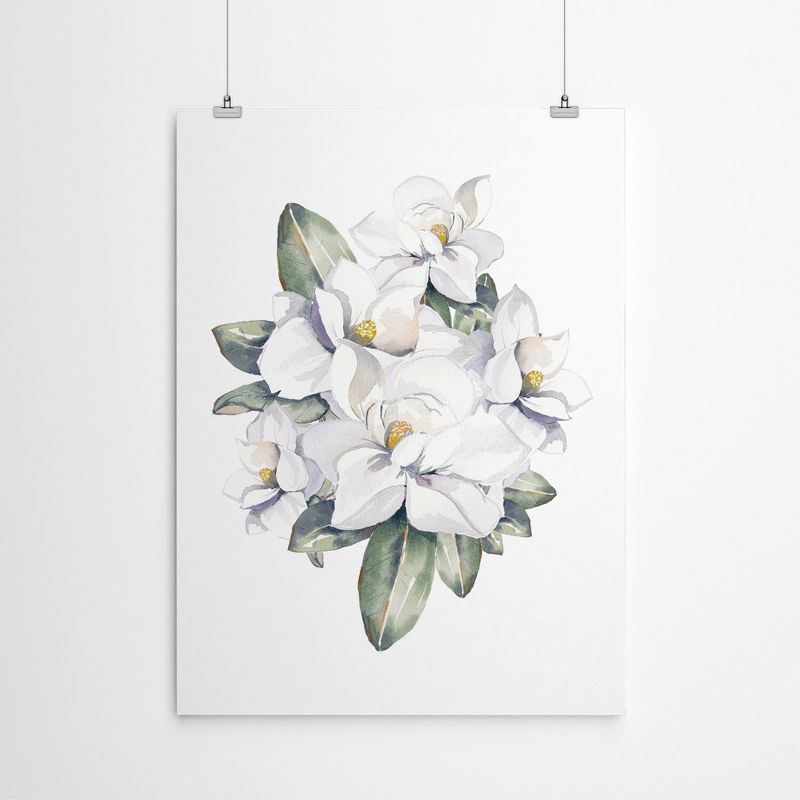 Americanflat Botanical Minimalist Magnolia By Cami Monet Poster, 4 of 6