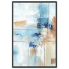 Art Remedy House of Lines I Blue Abstract Wall Art Framed - 2 of 4