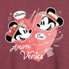 Women's - Disney - Mickey & Friends Lightweight French Terry Wide Neck Long Sleeve Shirt - 2 of 4