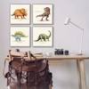 Stupell Industries Educational Dinosaurs Scientific Species Black Framed Giclee Art - 2 of 4