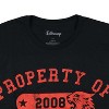 Seven Times Six High School Musical Shirt Womens Property Of East High Boyfriend Fit Tee Black - 3 of 3