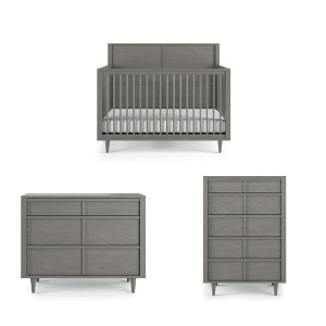 Child Craft Surrey Hill Crib, Dresser and Chest Nursery Set, 3-Piece, Includes 4-in-1 Convertible Crib, Dresser, and Chest - 1 of 4