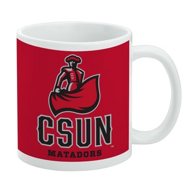 Cal State Northridge Primary Logo Ceramic Coffee Mug Novelty Gift Mugs for Coffee Tea and Hot Drinks 11oz White