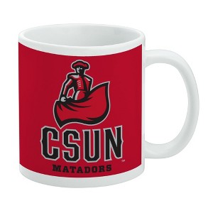 Cal State Northridge Primary Logo Ceramic Coffee Mug Novelty Gift Mugs for Coffee Tea and Hot Drinks 11oz White - 1 of 4
