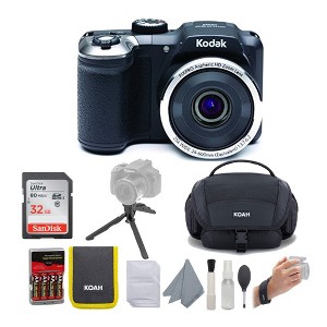 KODAK PIXPRO AZ252 Astro Zoom Digital Camera (Black) Bundle - 1 of 3