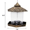 Twinkle Star Wild Bird Feeder Hexagon with Roof, Hanging Decoration for Garden Yard Outside - 4 of 4