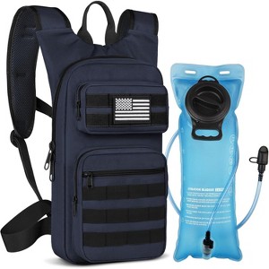 Rugged Hydration Backpack, Tactical Water Pack with TPU Bladder for Extended Outdoor Activities, Durable - 1 of 4
