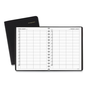 Four-Person Group Daily Appointment Book, 11 x 8, Black Cover, 12-Month (Jan to Dec): 2026 - 1 of 4