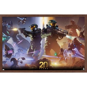 Trends International Halo - 20 Years Framed Wall Poster Prints - 1 of 4