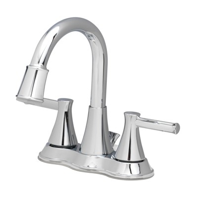 OakBrook Chrome Two-Handle Bathroom Sink Faucet 4 in. (Mfr. # 67513W)