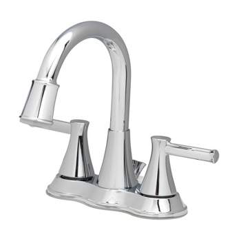 OakBrook Chrome Two-Handle Bathroom Sink Faucet 4 in. (Mfr. # 67513W)