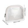 Unique Bargains Portable Semicircle Wash Makeup Bag 1 Pc - 2 of 4