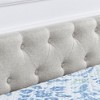 Lyngins Daybed,Upholstered Button Tufted Sofa Bed with 2 Drawers,Waved Shape Arms with Copper Nail,Bed Frame for Bedroom,Living Room - 4 of 4