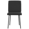 vidaXL Dining Chair Set of 2 Black - 4 of 4