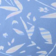 french blue batik floral