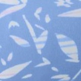 french blue batik floral