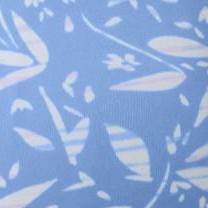 french blue batik floral