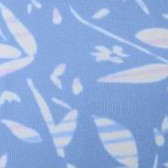 french blue batik floral