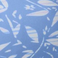 french blue batik floral