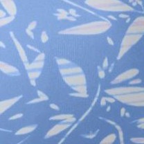 french blue batik floral