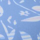 french blue batik floral