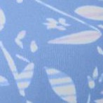 french blue batik floral