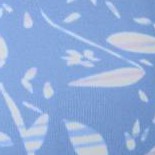 french blue batik floral