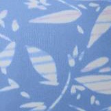 french blue batik floral