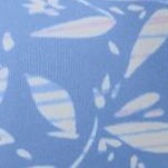 french blue batik floral