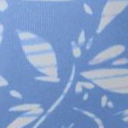 french blue batik floral