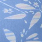 french blue batik floral