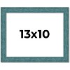 PosterPalooza | Photo Size Simple Blue Picture Frame - UV Acrylic, Foam Board Backing, Hanging Hardware - 2 of 4