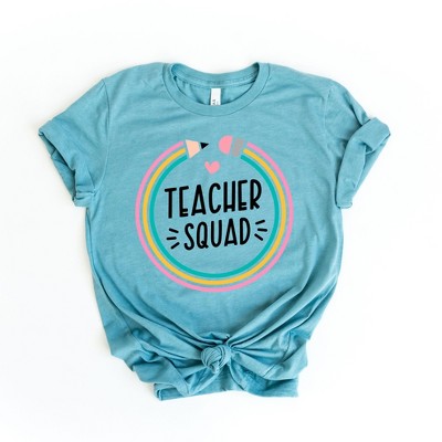 Simply Sage Market Women's Teacher Squad Pencil Short Sleeve Graphic Tee