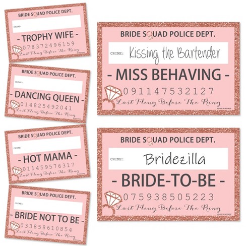 Bride Squad, Team Bride, Bride to be, bachelorette party | Greeting Card