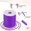Unique Bargains Hollow Pipe Tubing Rubber Cord Silicone Stretchy Durable Elastic Beading Cord 1 Pc - 2 of 4