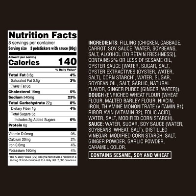 Frozen Chicken & Vegetable Potstickers - 24.8oz - Good & Gather™