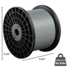 Jumbl 7x7 Wire Rope, 3/32" x 3/16" PVC Coated Galvanized Steel Aircraft Cable - 2 of 4